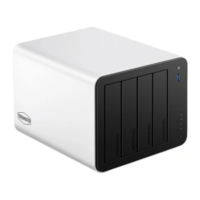 Server de fișiere NAS TERRAMASTER F4-425 Plus cu procesor Intel N95, 8 GB RAM și 4 compartimente
