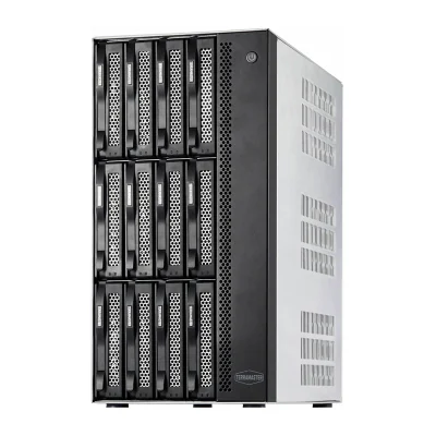 Server de fișiere NAS TERRAMASTER T12-500 Pro cu procesor Intel Core i7-1255U, 16 GB RAM, 12 sloturi
