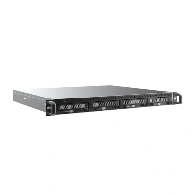 Server de fișiere NAS TERRAMASTER U4-500 cu procesor Intel Pentium Gold 8505, 8 GB RAM și 4 sloturi