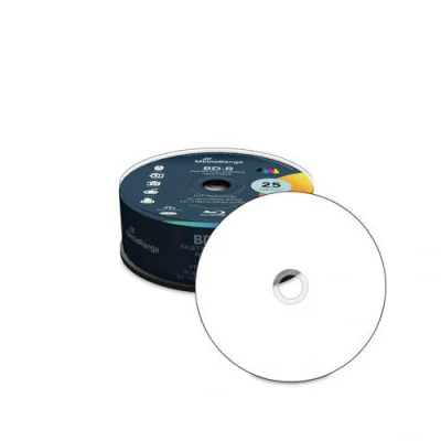 Set 25 CD-uri, Plastic, 120 mm, 25 GB, Albastru "MR515"