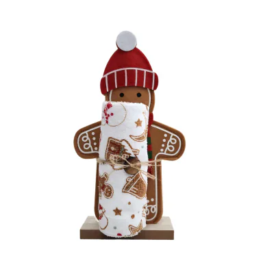 Set 2piese:decoratiune; prosop bucatarie Gingerman
