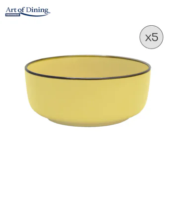SET 5 BOLURI CEREALE CERAMICA 16 CM, MEDEEA, ART OF DINING