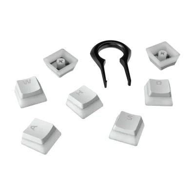 Set Capace Tastatură Gaming HP HyperX Pudding, Full Key Set, PBT, layout US, White
