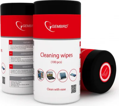 GEMBIRD CK-WW100-01 Wipes for cleaning TFT/LCD/ screens 100PCS