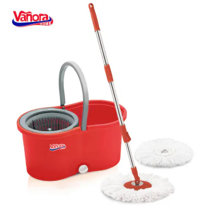 SET CURATENIE CU MOP ROTATIV, CLEAN360, ROSU