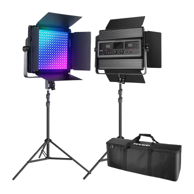 Set de 2 lămpi LED NEEWER RGB1200 60W V4
