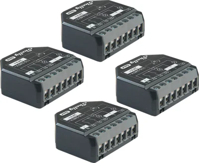 Set de 4 controlere Zigbee/Matter Shelly 2PM Gen4