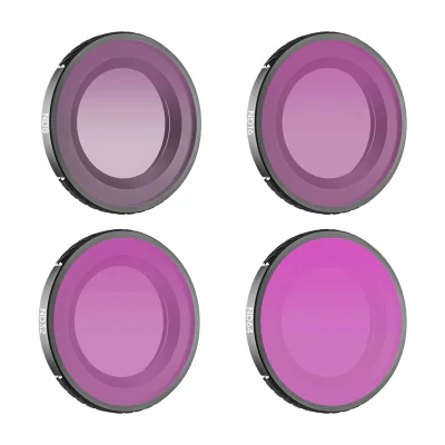 Set de 4 filtre Sunnylife ND8 + ND16 + ND32 + ND64 pentru Osmo Nano