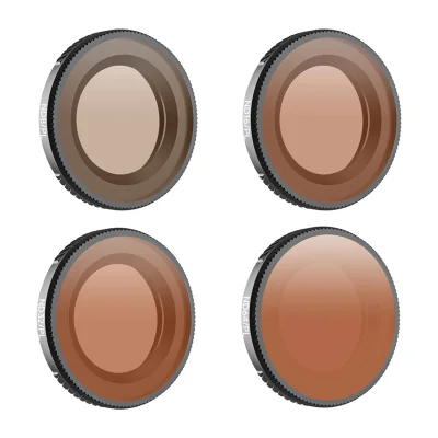 Set de 4 filtre Sunnylife ND8/PL + ND16/PL + ND32/PL + ND64/PL pentru Osmo Nano