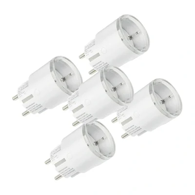 Set de 5 prize inteligente Shelly Plug S MTR Gen3 12A (alb)