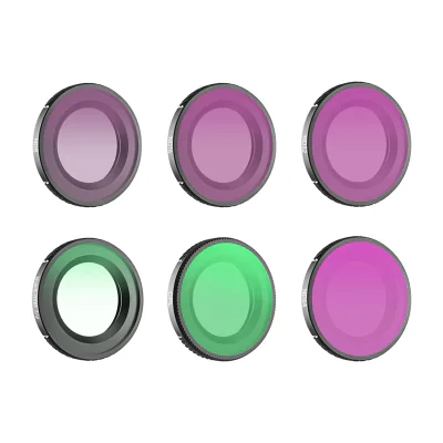 Set de 6 filtre Sunnylife 1/4 Black Mist + CPL + ND8 + ND16 + ND32 + ND64 pentru Osmo Nano