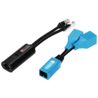 Set de adaptoare DELTA NETWORK AD-UTP-2W/2G-V2, 2 x RJ45 / 1 x RJ45, cabluri 10 cm / 5 cm