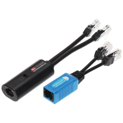 Set de adaptoare DELTA NETWORK AD-UTP/R-V2, 2 x RJ45 / 1 x RJ45, cabluri 10 cm / 5 cm