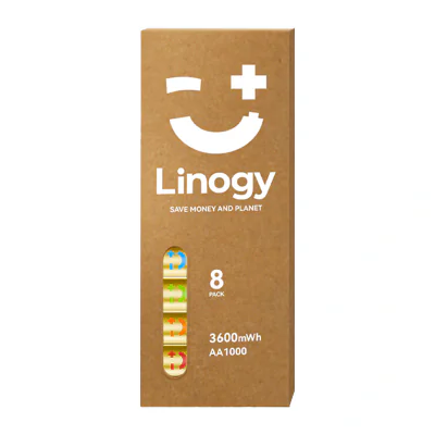 Set de baterii LINOGY AA Li-ion Pro - set de 8 bucăți