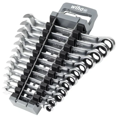 Set de chei combinate cu clichet Wiha WH-WRENCH/44665