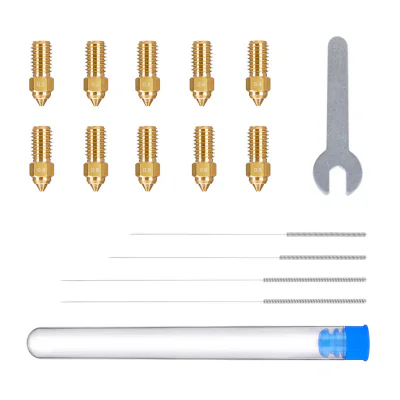 Set de duze din alamă pentru ELEGOO Neptune 4 / 4 Pro (0,2 mm x2, 0,4 mm x4, 0,6 mm x2, 0,8 mm x2)