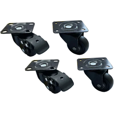 Set de patru roti pentru cabinete metalice rack, Xcab "Xcab-51200"