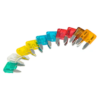 Set de siguranțe auto BLOW CAR-FUSE/MINI-MIX, tip mini, 10 buc.
