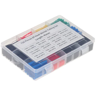 Set de tuburi termocontractibile DELTA-OPTI TERMO-TUBE-PACK/1.0-13, 180 buc.