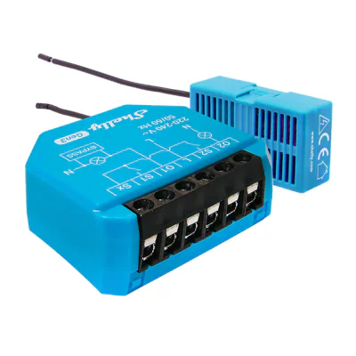 Shelly 2L Gen3 WiFi controler de iluminat non-neutru cu 2 canale