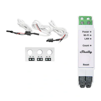 Shelly Pro 3EM-3CT63 WIFI 1/3-way contor de consum de energie