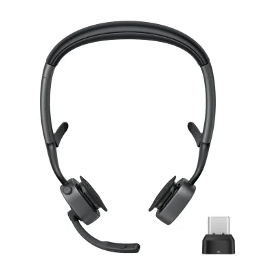SHOKZ OpenMeet2 UC, Wireless, Office/Call center, 77.9 g, Headset, Black