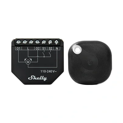 Shutter WiFi Shelly + buton BLU dur 1 controler jaluzele / perdele
