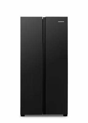 Side by Side HEINNER HSBS-441NFBKF+, No-frost, 441 L, Clasa F, Negru