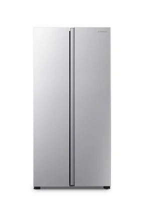 Side by Side HEINNER HSBS-441NFXF+, No Frost, 441 L, Clasa F, Aspect inox