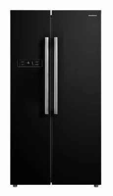 Side by Side HEINNER HSBS-M548NFINVBKE++, No Frost, 548 L, Clasa E, Negru