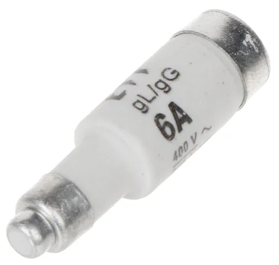 Siguranță fuzibilă ETI ETI-D01/6A, 6 A, 400 V, gL/gG, E14