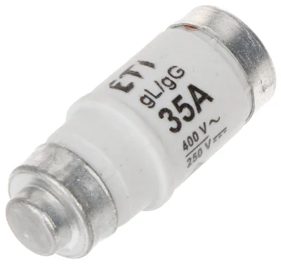 Siguranță fuzibilă ETI ETI-D02/35A, 35 A, 400 V, gL/gG, E18