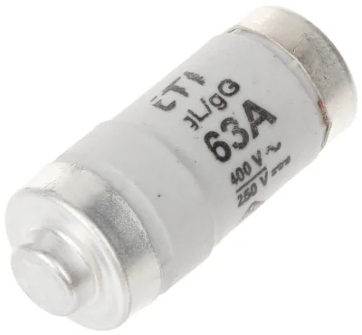 Siguranță fuzibilă ETI ETI-D02/63A, 63 A, 400 V, gL/gG, E18