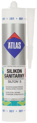 Silicon sanitar ATLAS SIL-S280-W/ATLAS, cartuș 280 ml, Silton S, alb