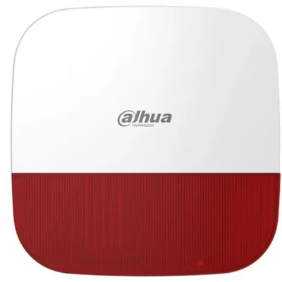 Sirena Dahua wireless cu flash exterior, IP65, 110 dB, 868 MHz, RF 1200 m
