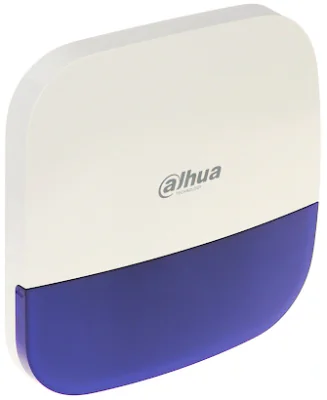 Sirenă de exterior wireless 868 MHz DAHUA ARA13-W2(868)(BLUE), flash albastru