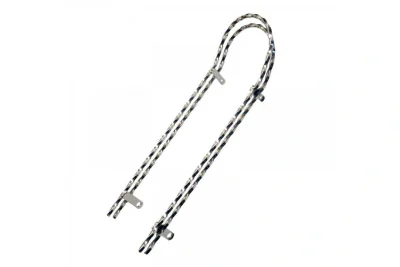 Sissy bar suport sa, profil patrat torsionat, dublu,lungime 18 inch, pentru roti de 20, material Otel, Crom