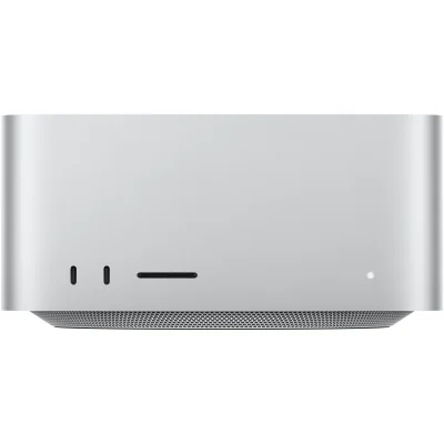 Sistem desktop Apple Mac Studio M5 Max, 18 nuclee CPU, 40 nuclee GPU, 48 GB RAM, 1 TB SSD, 10 Gigabit Ethernet, Silver