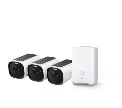Sistem supraveghere 3+1 Anker "EufyCam E40" "T8144" + "Homebase 2", alb "E8144324" -0194644238117