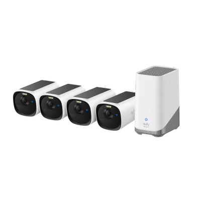 Sistem supraveghere 4+1 Anker "EufyCam E40" "T8144" + "Homebase 3", alb "E8144329" -0194644279530