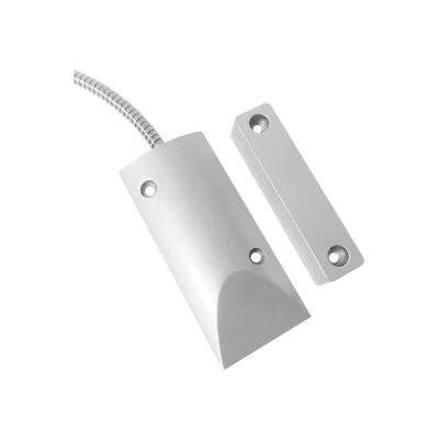 SL-MG1271-RA - Contact magnetic metalic pentru suprafate, pentru usi de tip rulou, distantă maximă de 70 mm, cablu armat