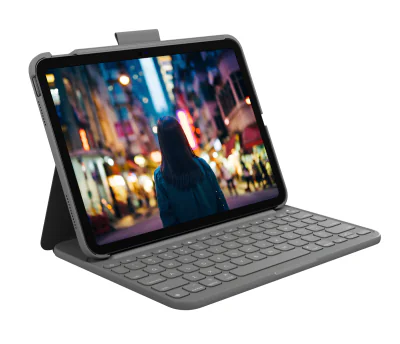 SLIM FOLIO FOR IPAD (10TH GEN)/GREY - DEU - CENTRAL
