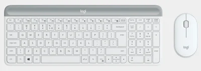 SLIM WRLS. KEYB.MOUSECOMB MK470/OFFWHITE ESP MEDITER