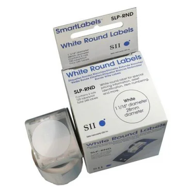 SLP-RND ROUND LABEL 28MM/120 LAB/ROLL