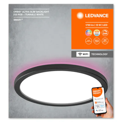 SMART ORBIS UL SLIM BL 235 RGBTW BKLEDV "000004058075752788"