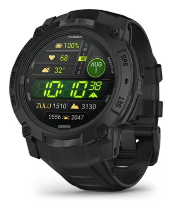 Smartwatch Instinct 3 50 mm AMOLED Tactical Edition Black with Black Band "010-03020-50"