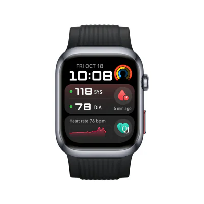 Smartwatch Watch D2 Fluoroelastomer Strap Black "55020DAC"