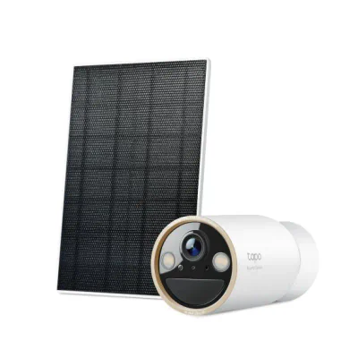 Solar-Powered Security Camera Kit 1 × Tapo C460, 1 × Tapo A201 SPEC: 4K UHD (3840x2160), H.265/H.264 Supported, 16x UHD Digital Zoom, 2.4/5 GHz Dual Band Wi-Fi, 10000mAh Rechargeable Lithium-ion Battery, Solar Panel (5.2V, 2.5W) FEATURE: Non-Stop Pow