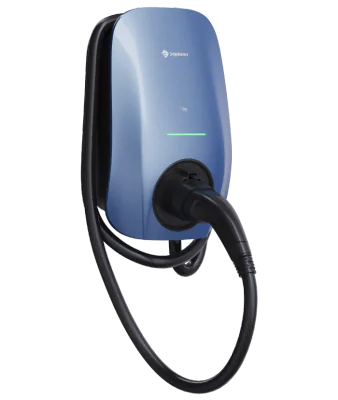 Solplanet EV Charger 22kW, RFID/NFC, WIFI+Bluethooth+RS485, Morandi Blue, 5M Cable+ETH