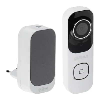 Sonerie fără fir cu cameră + clopoțel fără fir DAHUA VDKP01-WG, Wi-Fi 6, 4 Mpx